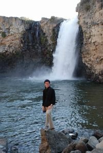 Orkhon Waterfall and I