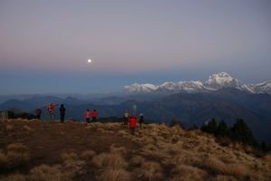 Dhaulagiri and the Moon