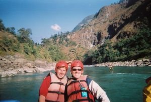 My Brother and I on the Kalla Gandaki