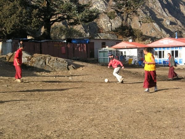 Showing Off My Moves In Tengboche