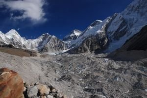 The Khumbu Glacier Falling off Everest