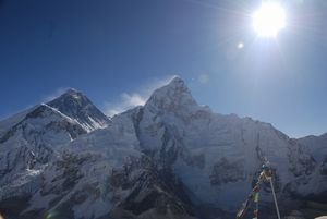 Everest on the Left, Nuptse on the Right