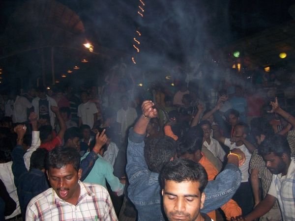 The Crowd of Indian Partygoers