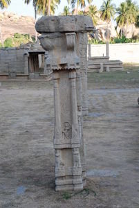 Carved Pillar in a Temple