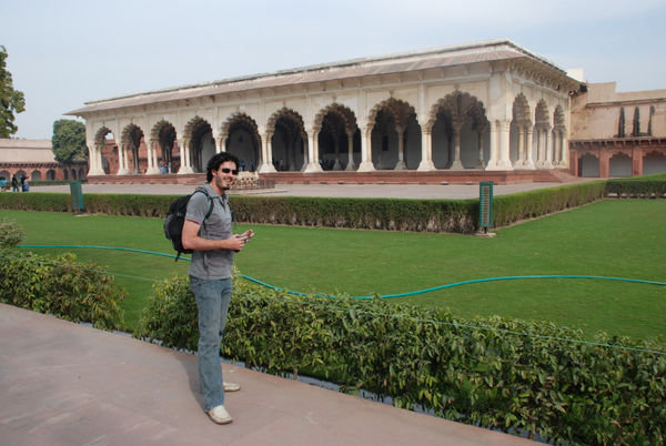 Paul Inside Agra Fort