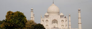 Panorama of the Taj Mahal