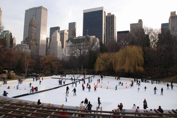 Trump Ice Rink in Central Park