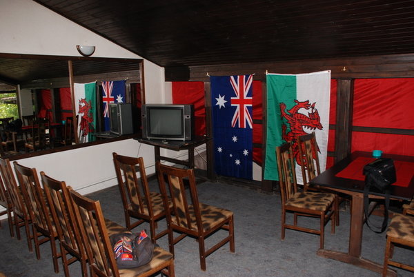 The Hostel Get's It's First Flags