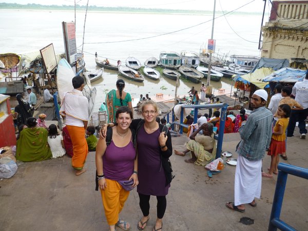 Pris and I at the main ghat