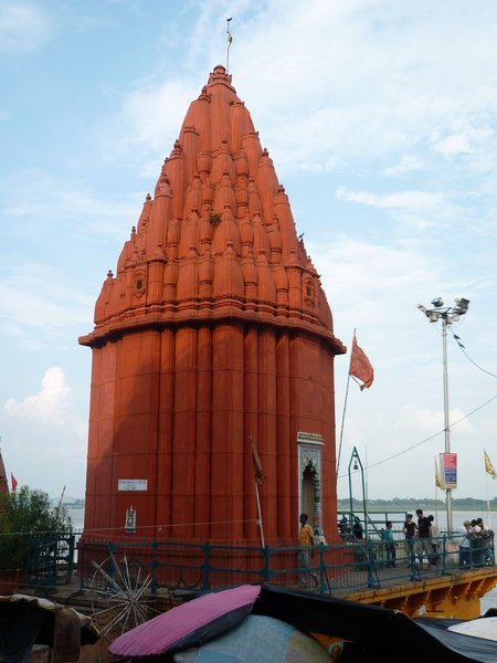 Temple near the main ghat