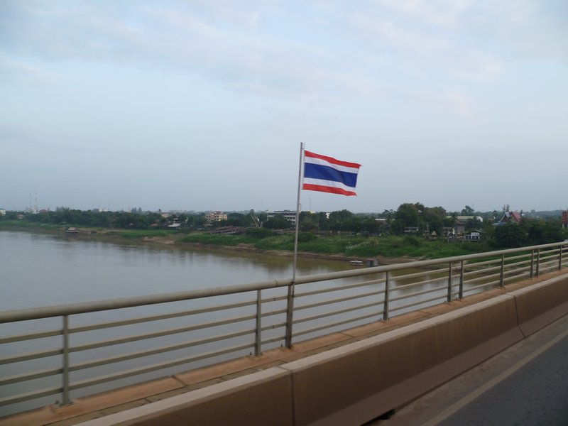 Border crossing Laos-Thailand