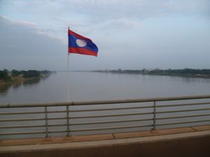 Border crossing Laos-Thailand