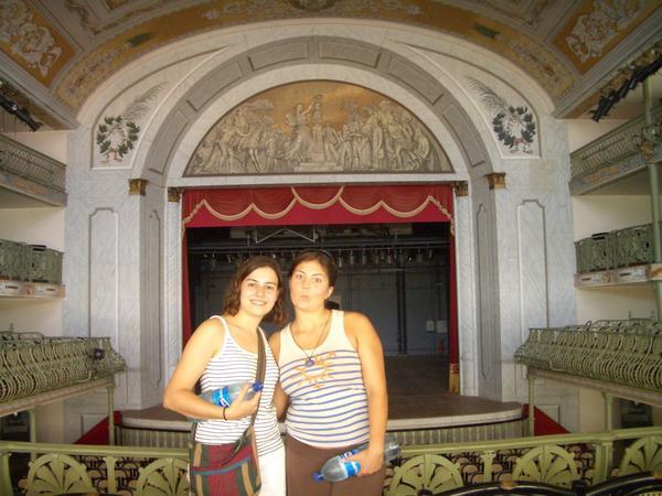 Venecia and I in the theater