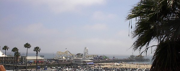 Santa Monica Pier long view