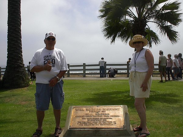 Us with Will Rogers Plaque