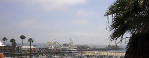 Santa Monica Pier long view