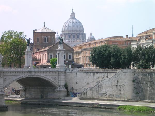 Vatican City from afar