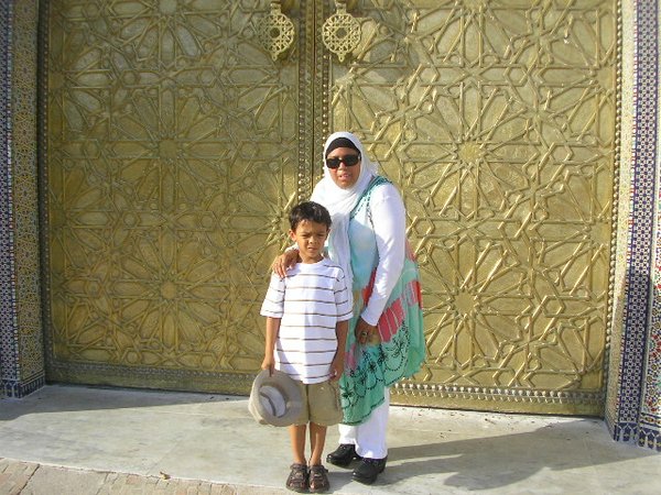me & Abdullah at the palace
