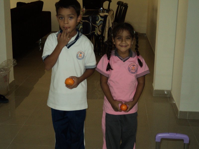 Abdullah & Asiyah going to school