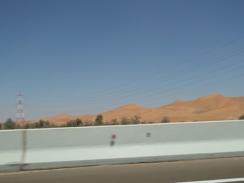 red sand dunes Al Ain