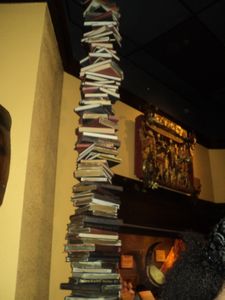 Now thats a book stack!