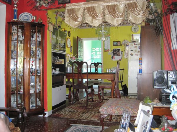Interior of homestay home