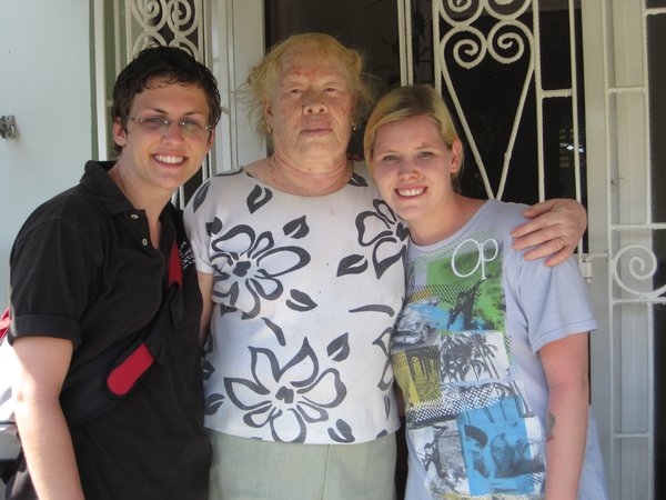 Jessica and I with our homestay mother