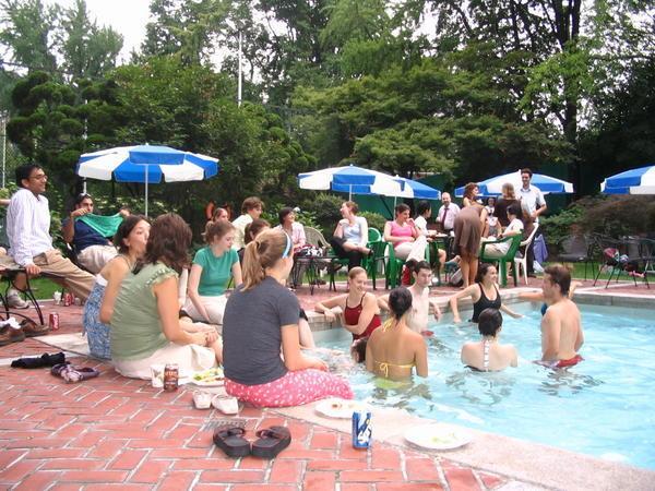 Pool Party at the Ambassador's House