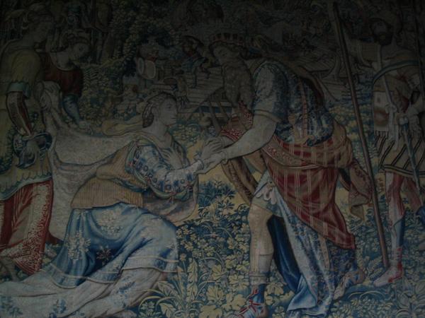 Tapestry in Kronborg Castle