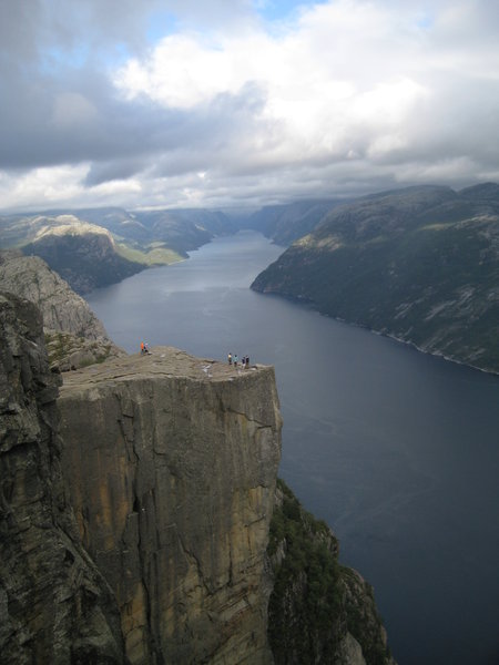 Looking down the fjord
