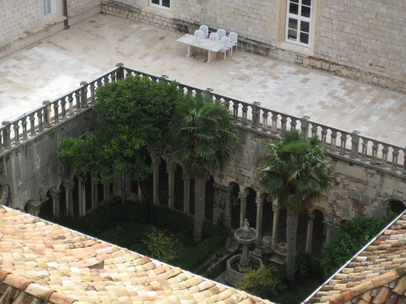 Cool little garden in Dubrovnik