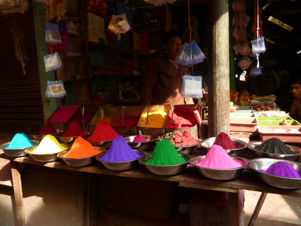 Dyes at the market