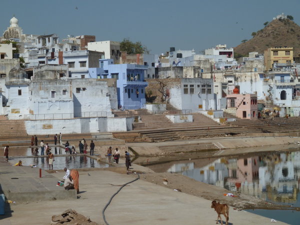 The lake in Pushkar town