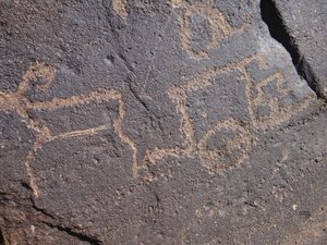 Petroglyph at Khavtsgait
