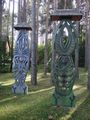 Wooden sculptures remind us of the pagan past of Lithuania (Paluse)
