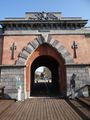 One of the Gothic gates of the Daugavpils Fortress
