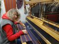 Working at a loom (Ventspils)