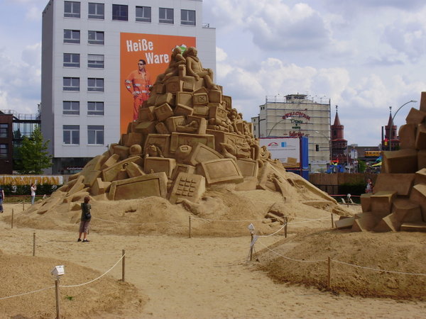 Germans like to make sandcastles.