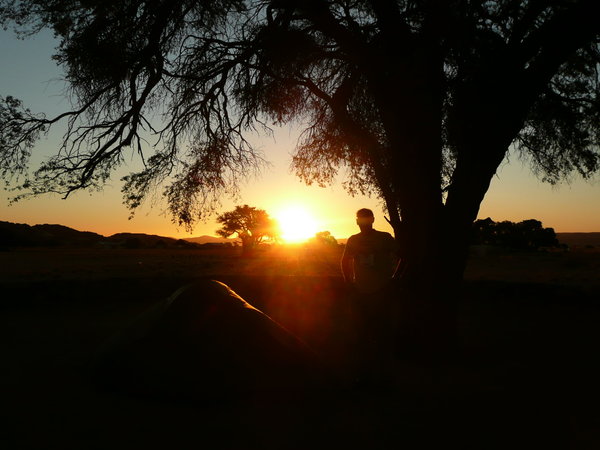 Sunset in Sesriem