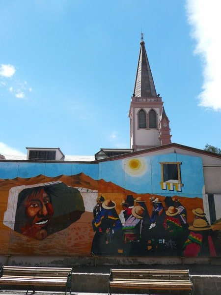 Mural in Calama.