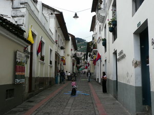 The old city of Quito