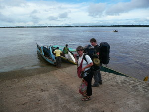 Leaving Suriname at Albina