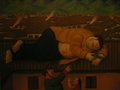 The death of Pablo Escobar by Botero