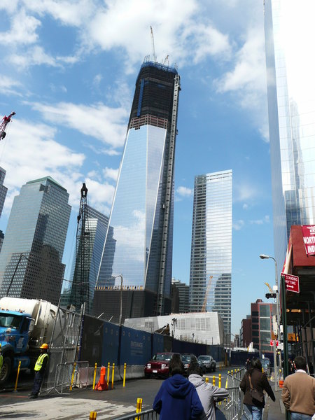 The new building near Ground Zero