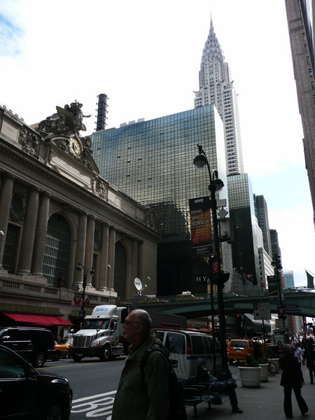 Chrysler building and Grand Central Terminal