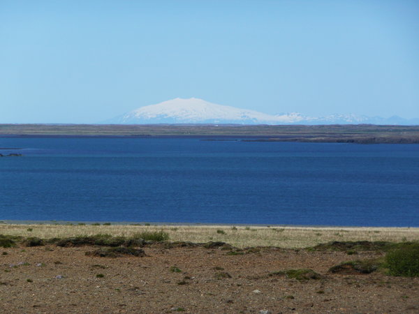 In the far end is Snaefells Joekull volcano.