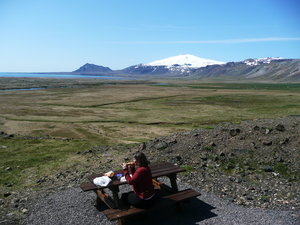 Lunch somwhere along the road at Snaefellsnes