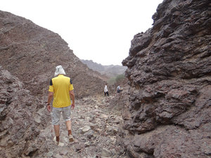 Walking in Wadi Kob