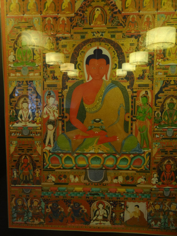 Tibetan drawing in Wenshu Temple