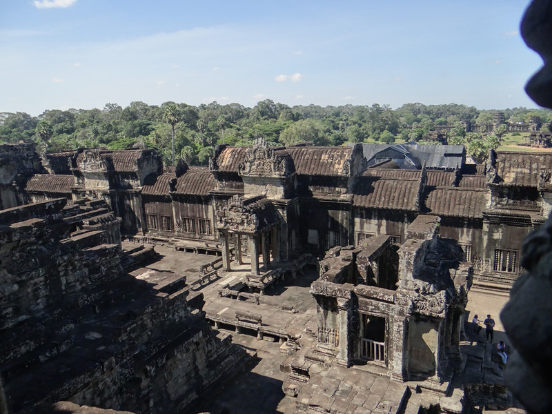 View from one of the towers (Angkor Wat)